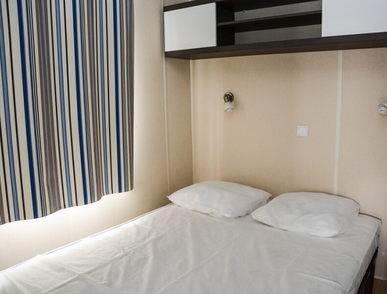 Chambre avec lit double Mobil-home Abrivado 4/6 personnes