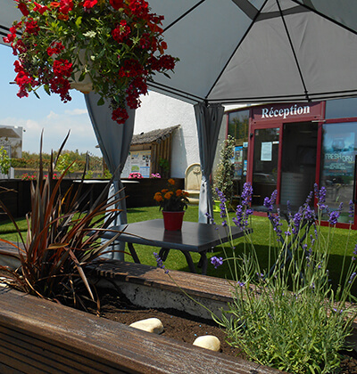 Reception at the Camarguais campsite Montpellier