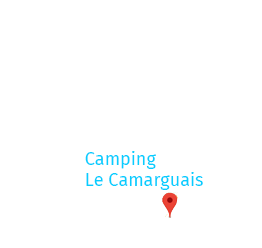 Kaart van Frankrijk Camping Montpellier
