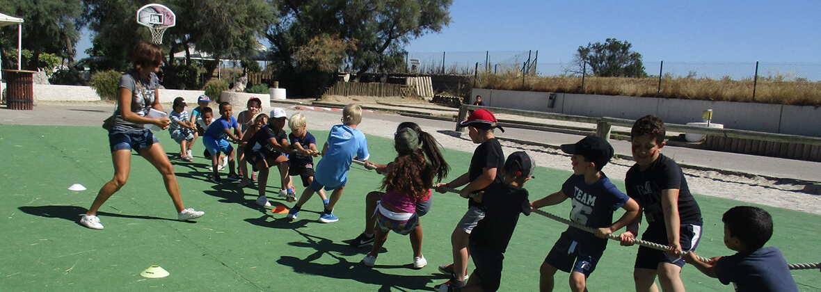 Club infantil al camping Montpellier