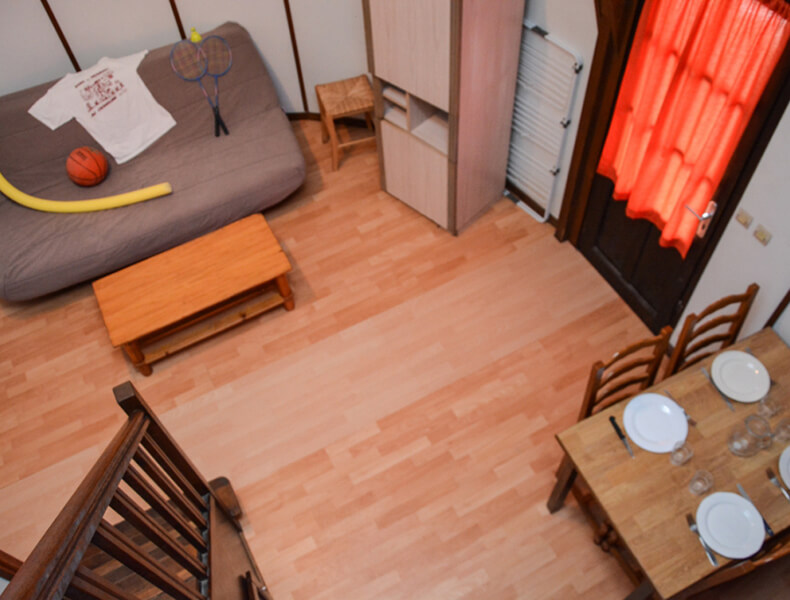 Woonkamer Camargue huis 4/6 personen