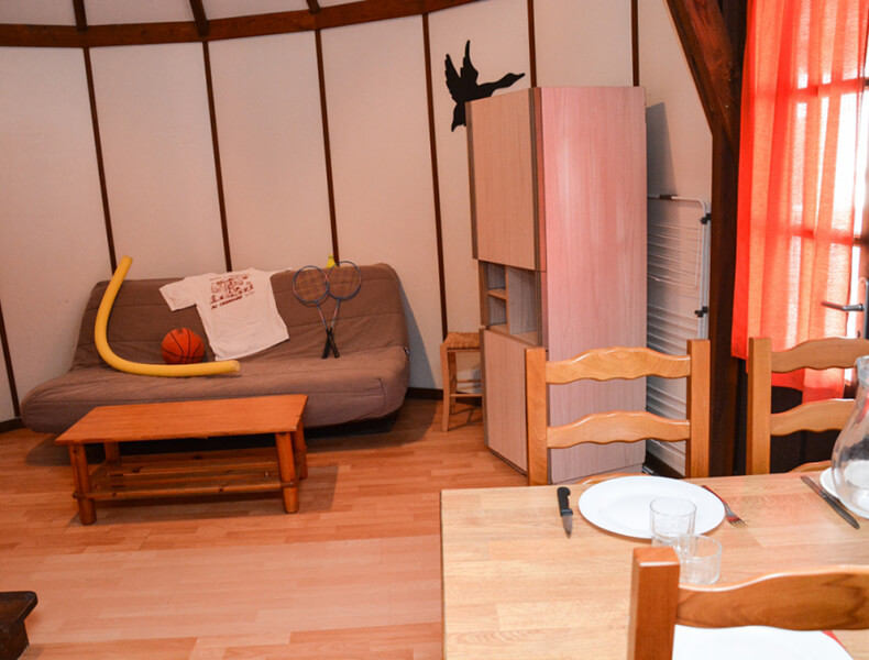 Woonkamer Camargue huis 4/6 personen