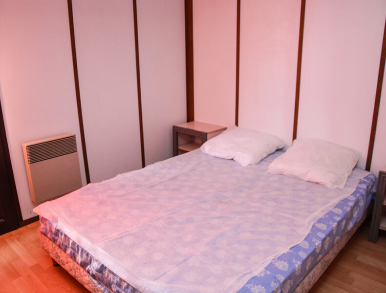 Kamer met tweepersoonsbed Camargue huis 4/6 personen