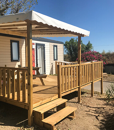 Location mobil-home Bandido confort climatisé à Montpellier